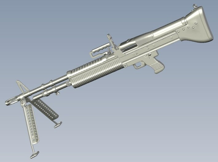1/24 scale Saco Defense M-60 machinegun x 1 3d printed 