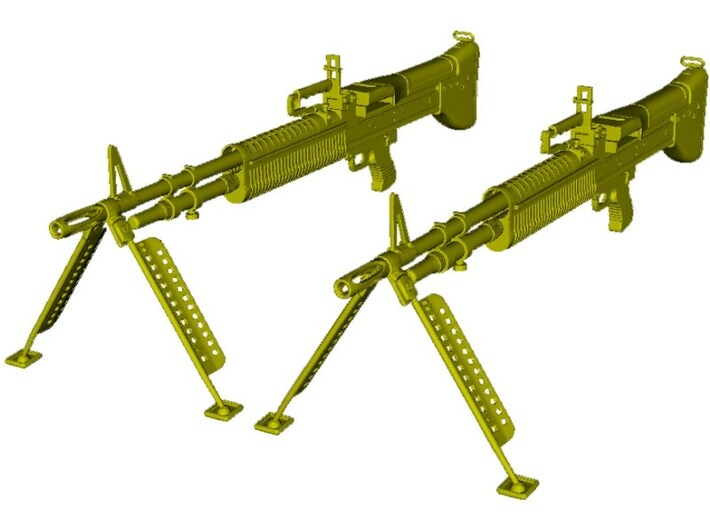 1/24 scale Saco Defense M-60 machineguns x 2 3d printed