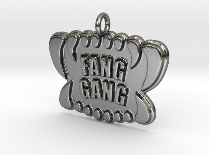 Fang Gang Pendant 3d printed