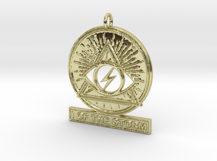I OF THE STORM Pendant 3d printed
