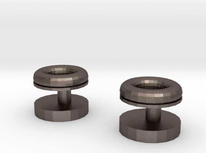 Torus Cufflinks 3d printed