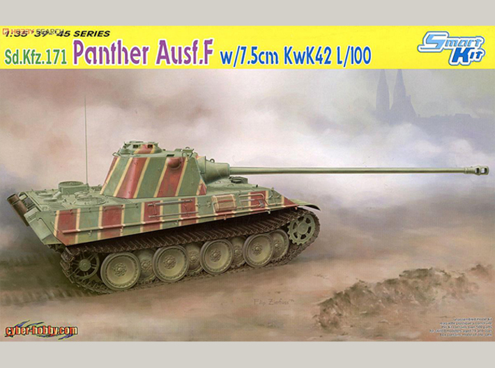 1/35 Panther Barrel 7.5cm Kwk 42 L/100 3d printed 