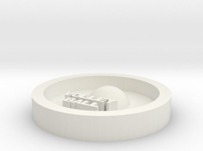 DIY key ring volleyball 3d printed