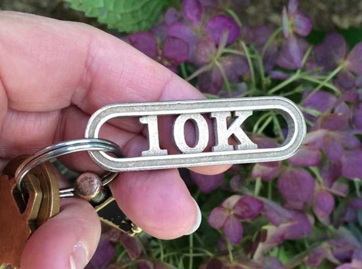 Running Keychain - Gift for 10K Runners 3d printed Runner Keychain