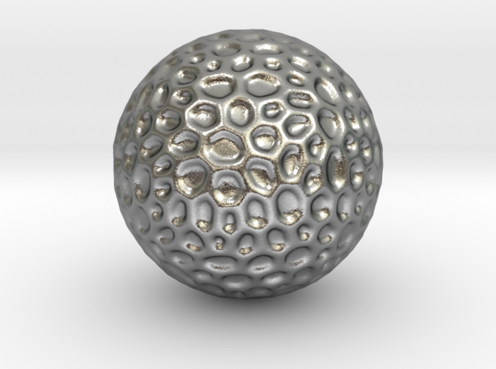 DRAW geo - sphere alien egg golf ball 3d printed