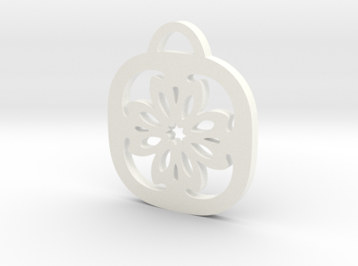 &quot;For Luck&quot; Pendant 3d printed