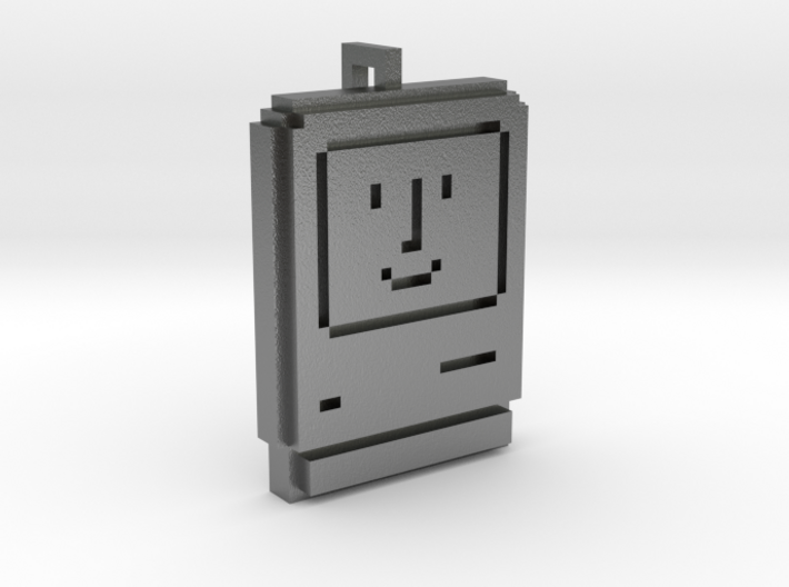 Happy Mac icon pendant 3d printed