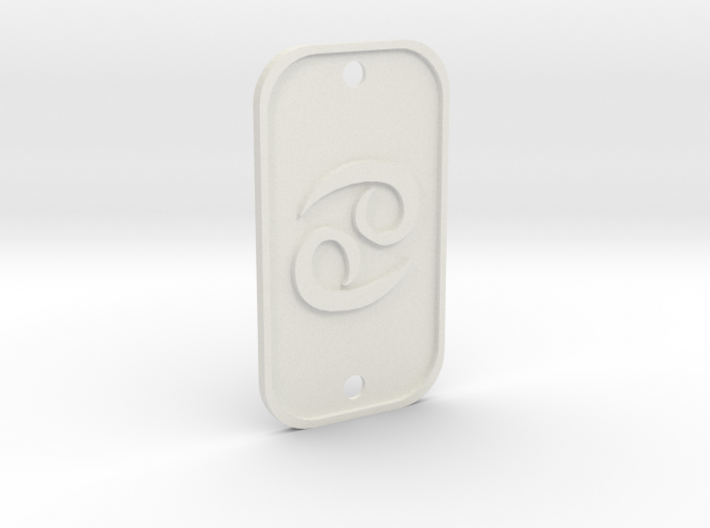 Cancer (The Crab) DogTag V1 3d printed