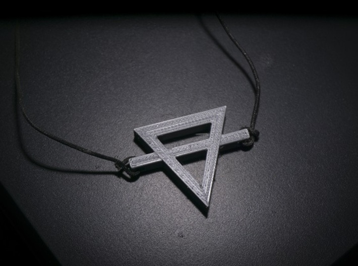 Alchemical Earth Necklace 3d printed 