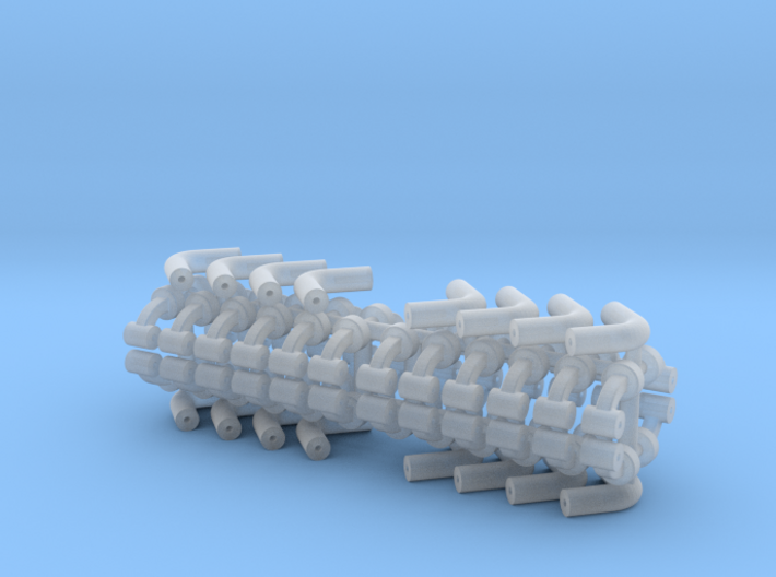 Squad 51 rail support 4 pack 3d printed