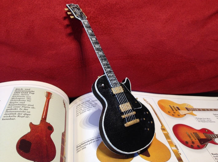 Gibson Les Paul, Scale 1:6 3d printed This model hand painted