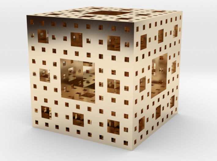 Menger sponge Square Cube 3d printed