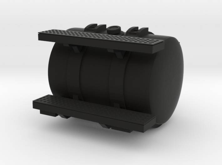 Round Fuel Tank w/ Steps 3d printed