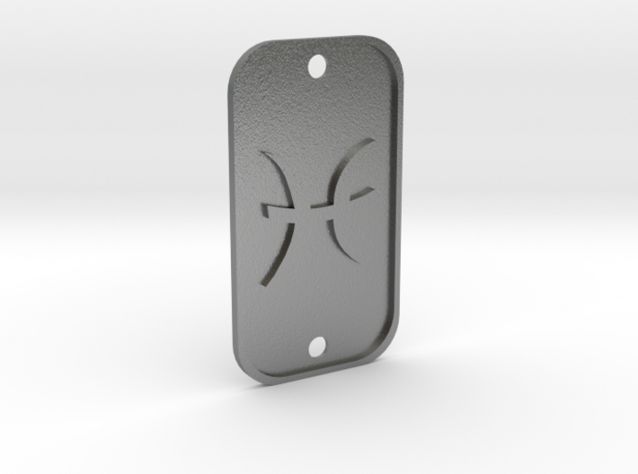 Pisces (The Fish) DogTag V1 3d printed