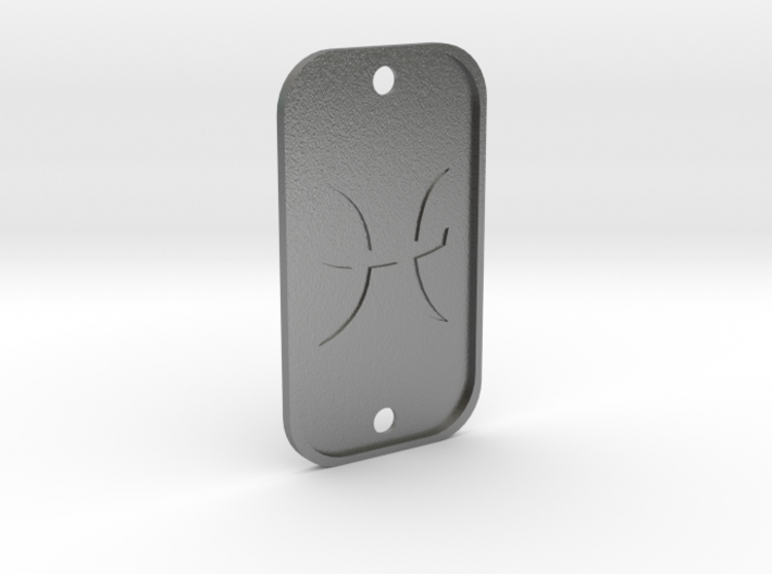 Pisces (The Fish) DogTag V4 3d printed