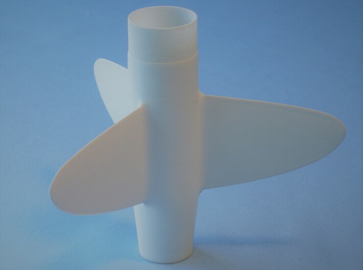 Sprint-style Fin Unit BT50 for 18mm motors 3d printed