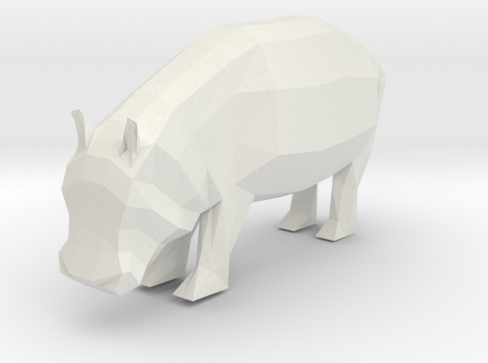 Hippo Baby 3d printed
