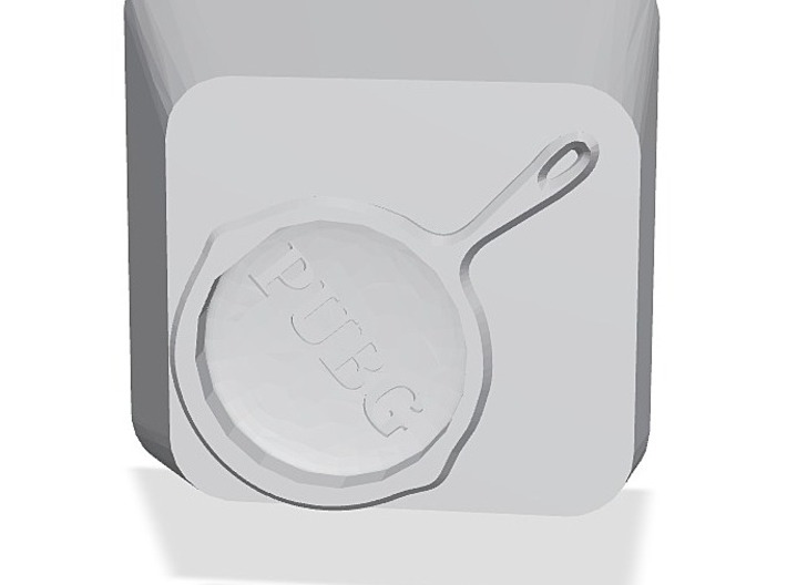 PUBG Frying Pan Keycap 3d printed