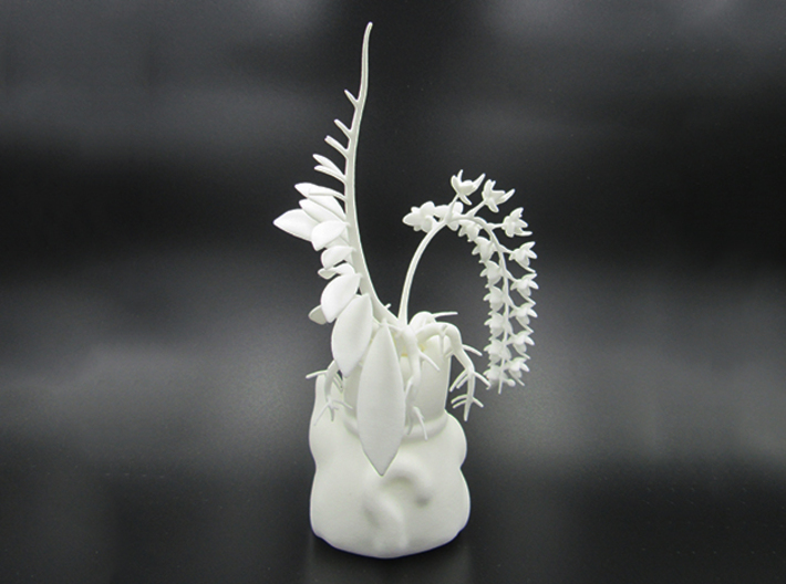 Bloom'n Neko - A Maneki Neko Planter & Orchid 180m 3d printed 