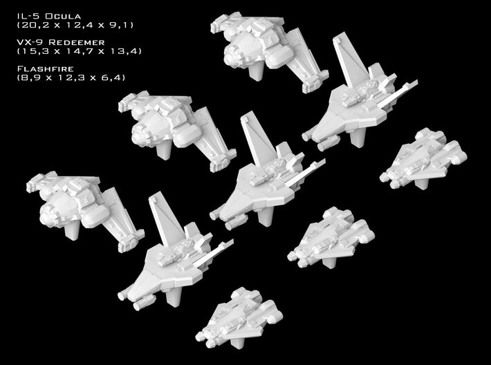 (Armada) SWTOR Fighter Set VI 3d printed