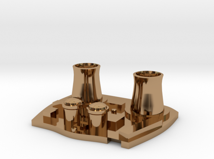 Power Plant - Nuclear, Fossil 3d printed