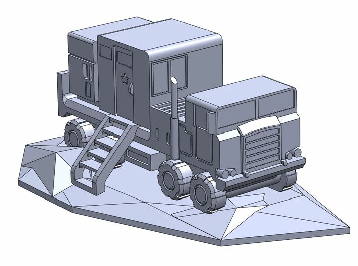 Pershing 1-A PTS/PS Truck 3d printed Solidworks model