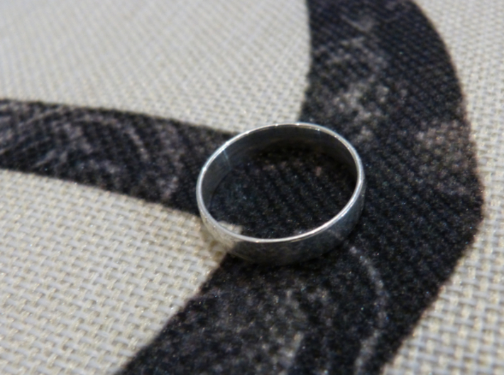 Comfortable men's ring 3d printed 
