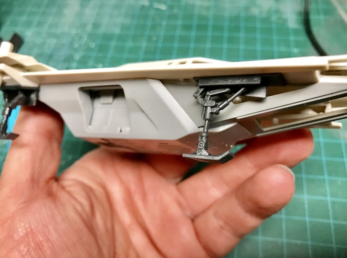 U-Wing Landing Gear for Revell  3d printed 