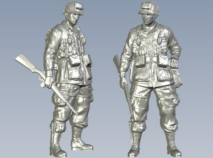 1/18 scale D-Day US Army 101st Airborne soldier 3d printed