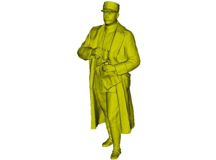 1/35 scale Romanian Army General Ion Dragalina 3d printed