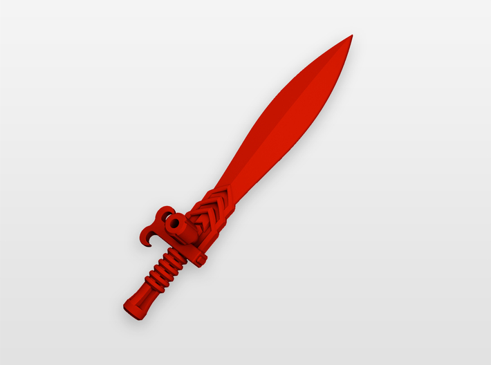 POTP Slug G1 Sword (half crossguard) 3d printed 