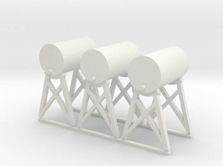 'HO Scale' - Fuel Tanks (3) 3d printed