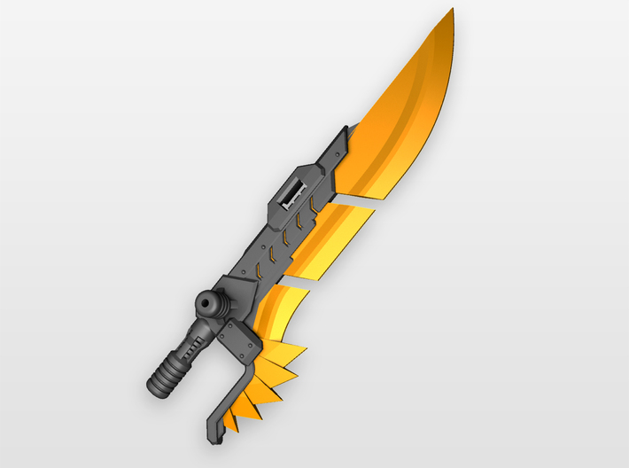 'Lava Lancer' Sword for POTP Dinobots 3d printed