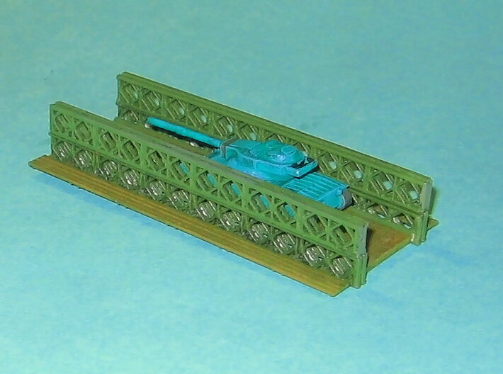 Bailey Bridge 1/285 6mm 3d printed With upper Girder