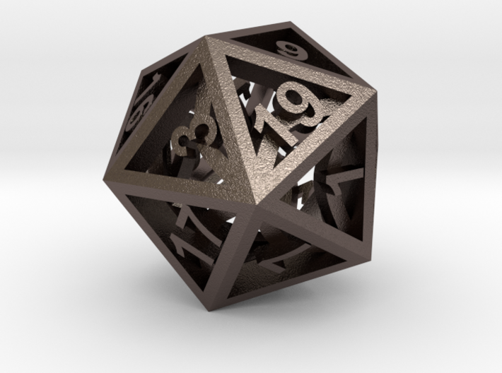 Open Air D20 3d printed