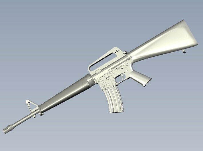 1/18 scale Colt M-16A1 rifles x 5 3d printed 