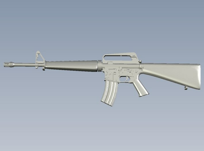 1/16 scale Colt M-16A1 rifles w 30rnds mag x 10 3d printed 