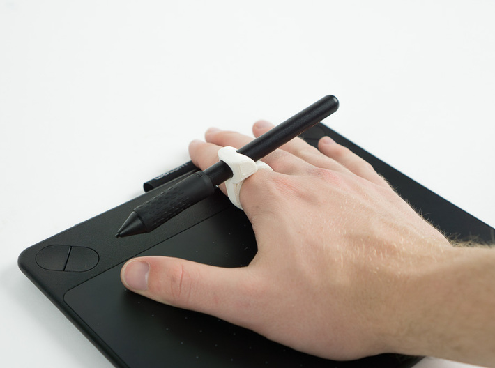 Grip Ring for Wacom Intuos 3d printed 