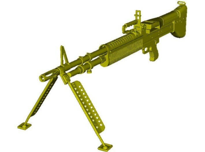 1/18 scale Saco Defense M-60 machinegun x 1 3d printed