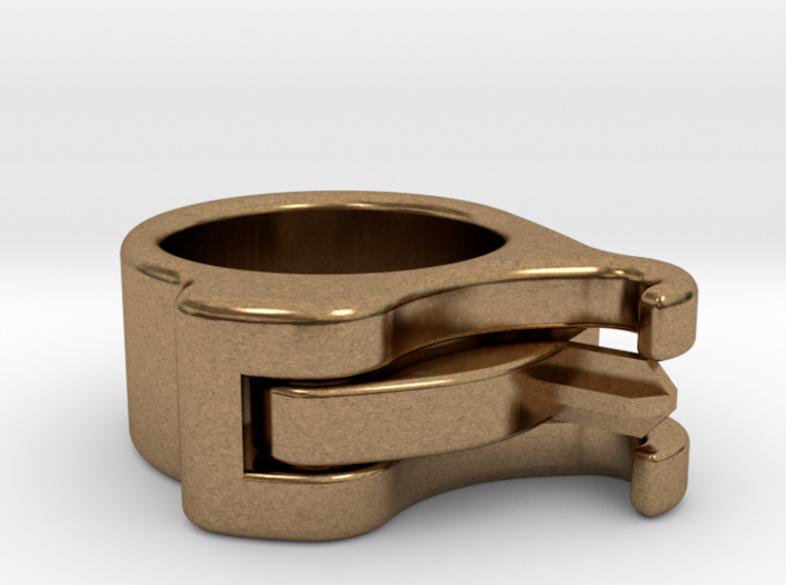 Uncapped Ring 3d printed