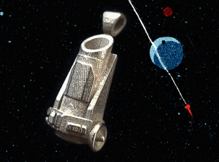 Kepler Telescope Pendant 3d printed