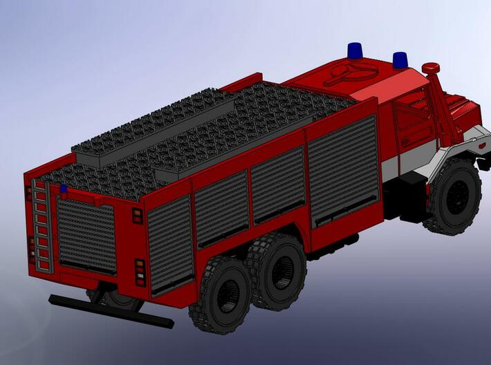 Zetros 6x6 Feuerwehr RW 1:144 3d printed 