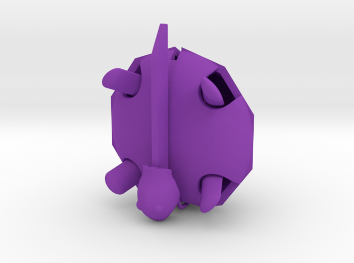 Squishy Turtle - Faceted 3d printed