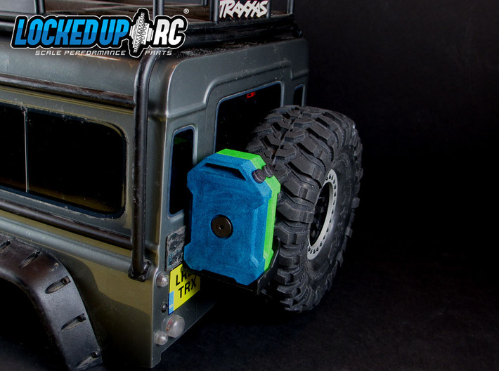 Light Weight Fuel Canisters for Traxxas TRX-4  3d printed colored with markers