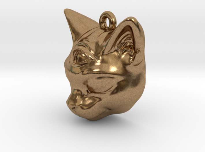 Mystical cat pendant 3d printed
