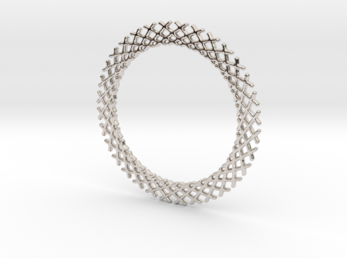 Mandala ring shape for pendants or earrings 3d printed