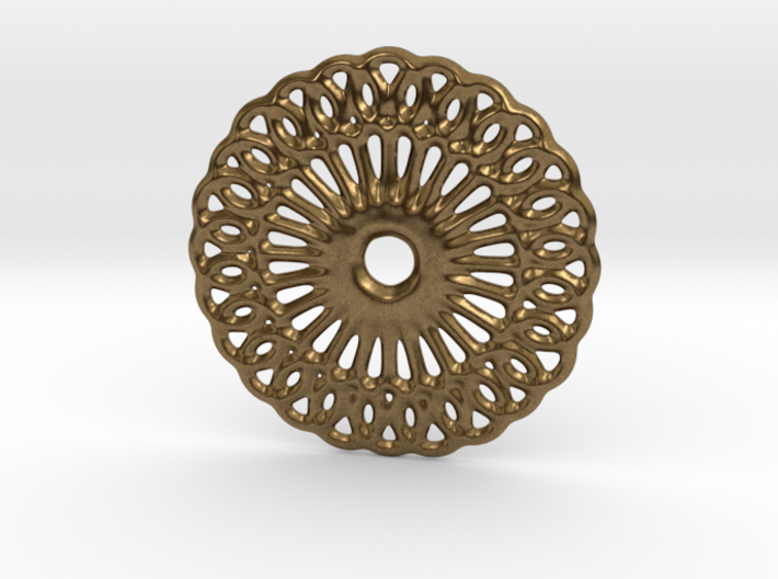 Mandala shape 3d printed
