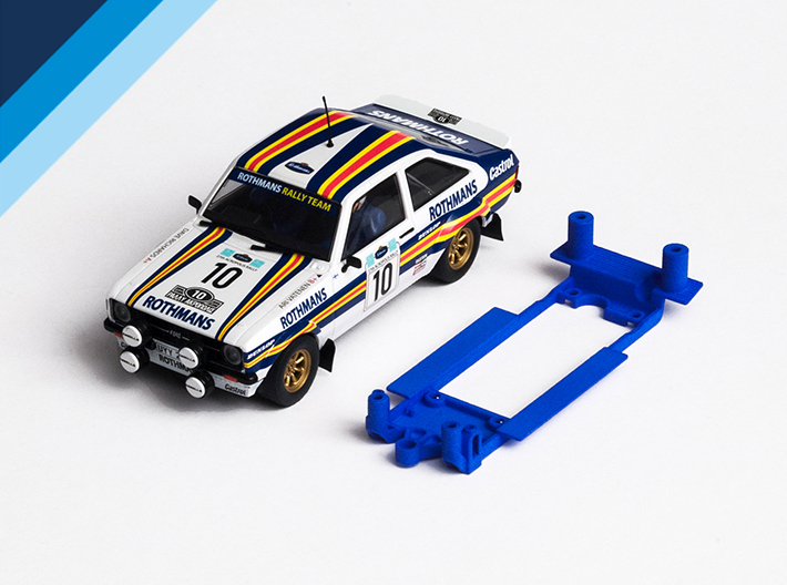 1/32 Scalextric Ford Escort Mk2 Chassis for IL pod