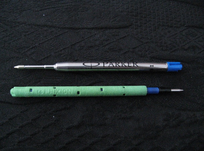 Adapter: Parker G2 To Pilot Frixion Multipen 3d printed (Parker G2 and Pilot Frixion refill not included)