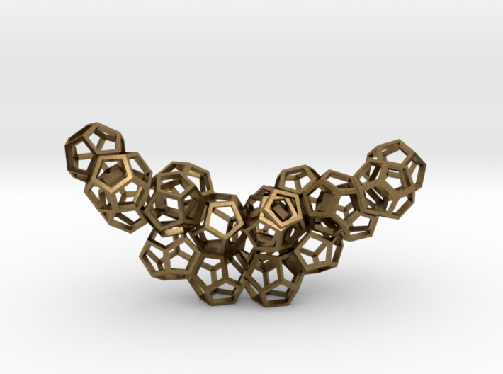 Dodecahedrons pendant 3d printed
